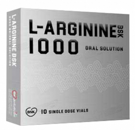 ویال ال آرژنین 1000 میلی گرم با طعم پرتقال 10 عددی بی اس کی